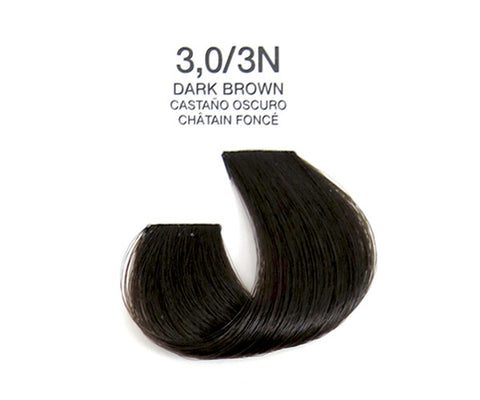 Cream Hair Color - Dark Brown