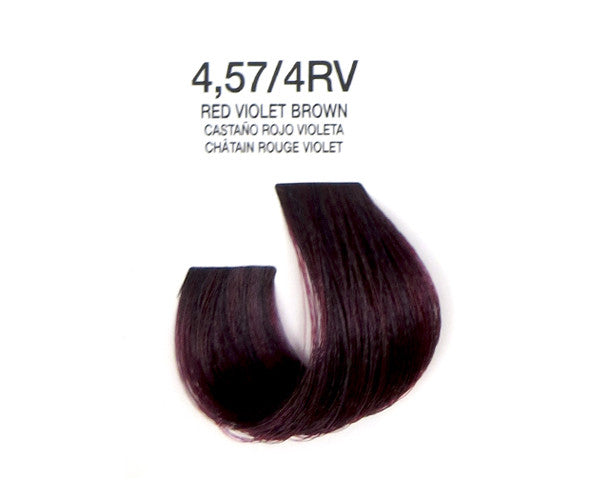 Cream Hair Color - Red Violet Brown