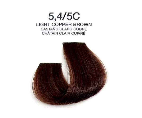 Cream Hair Color - Light Copper Brown