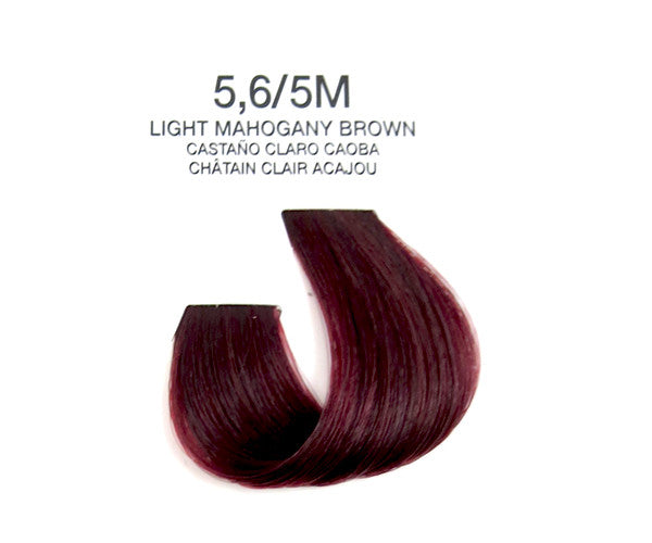 Cream Hair Color - Light Mahogany Brown