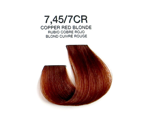 Cream Hair Color - Copper Red Blonde