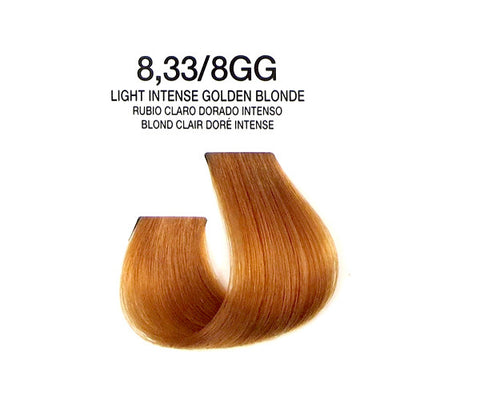 Cream Hair Color - Light Intense Golden Blonde