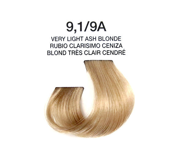 Cream Hair Color - Very Light Ash Blonde